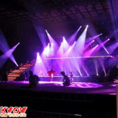 北京開工奠基剪彩儀式電腦燈/舞臺背景板搭建設備租賃